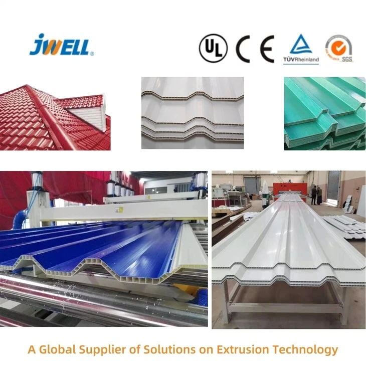 PVC And ASA Roof Tile Extrusion Line
