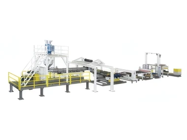Pc% 2fpmma ark extrudering linje